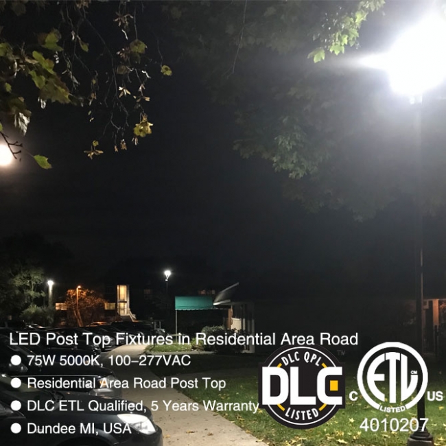 Led Post Top Light 30w 50w 75w 100w 5000k For Backyard Lighting Usa Stock (30)