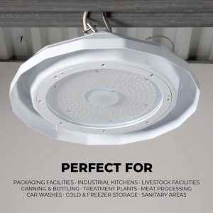 Usa Stock Ul Dlc Nsf Food Grade Dimmable 150w Nsf Led High Bay 5000k With 5 Feet Ul Cord 100 277vac (3)